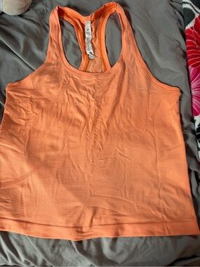 lululemon athletica Peach-Orange Racerback Tank